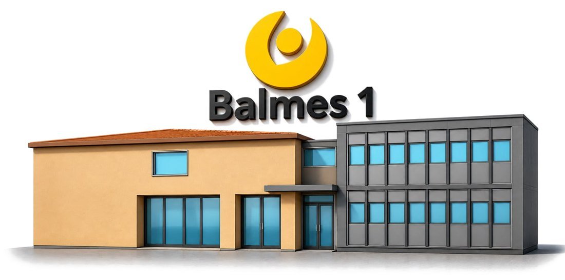 Ilustración del edificio de Balmes I